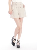 ダブルボタンパンツ/ベージュ