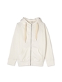 ラグランＺＩＰパーカー/ホワイト(030)