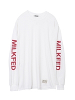 LOGO L/S TEE/ネイビー