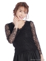 長袖レースTOPS/ピンク