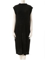 ノースリーブロングワンピース/ブラック