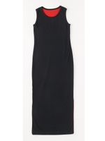 テンセルベアフライスリバーシブルマキシワンピース/GRAY