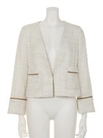 FOツイードノーカラージャケット[フォーマル/オケージョン]/オフホワイト