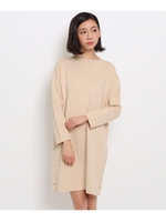 ミラノリブ ワンピース/ライトベージュ(051)