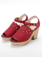 ヒートカットサボサンダル/ブラック