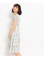 LIBERTY プリントワンピース/レモンイエロー(131)