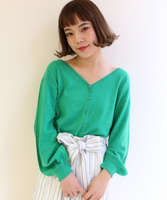 前後2WAYニットカーディガン