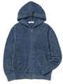 【GELATO PIQUE HOMME】’スムーズィー×アクラドライ’ロゴジャガードパーカ/GRY