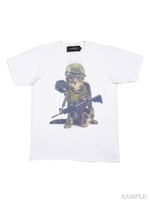 【MILKBOY】CAT SOLDIER TEE/ホワイト