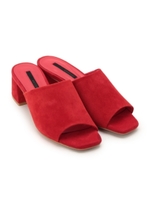 【VERY4月号掲載】ワイドアッパーミュール/レッド(062)