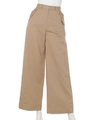 【BED&BREAKFAST】COTTON LINEN TWILL Pants/BEIGE