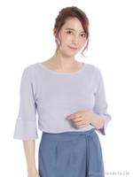 バックチャームニット/ネイビー