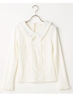 ローズモチーフトップス/ピンク