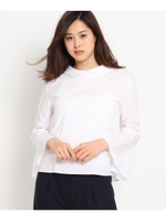 〔洗える〕Cangioli ロール衿ブロードシャツ/ピンク系(070)