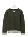 Vneck Knit/KAHKI