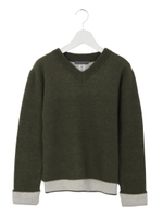 Vneck Knit/KAHKI