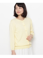 強撚14ゲージニットカーディガン/オフホワイト(003)