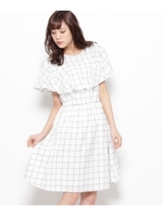 ウィンドペンラッフルワンピース/ホワイト系(202)