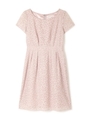 カットジャガードワンピース/ピンク(090)