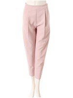 タックテーパードパンツ/ブラック