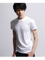 inner light crew neck t shirts/ホワイト