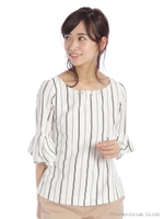 フレアーリボンスリーブBL　3/オフ