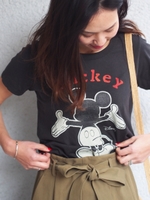【別注】JUNK FOOD×JC HUG MICKEY Tシャツ / ジャンクフード / ミッキー/OFF WHITE