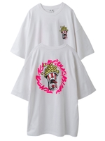 POPCORN CREATURE DROP SHOULDER S/S TEE/ホワイト