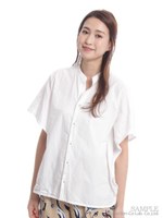 タイプライターソフト加工ポンチョブラウス/ベージュ