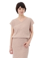 サマーリブニットセットアップニット/ピンク(090)