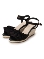 フリルジュートウエッジサンダル/ゴールド(007)