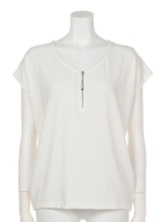 バックオープントップス/ベージュ