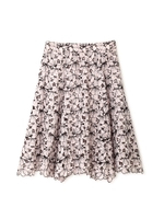 モノトーンエンブロイダリースカート/ピンク(090)