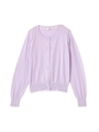 初夏BASICカーディガン/ラベンダー(080)