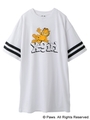 X-GIRL × GARFIELD TEE DRESS/ブラック