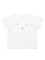 クマパイルワンポイント kids Tシャツ/PNK