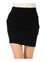 シンプル裏毛スカート/WHITE