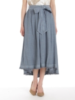 RLピグメント 前後差フレアスカート/アイボリー