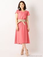 2ＷＡＹベルトミディワンピース/赤系