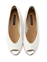 インヒールオープントゥ/スムースホワイト(030)