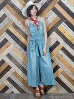 テンセルDENIM キャミオールインワン/ブリーチ