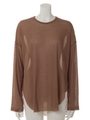 【BED&BREAKFAST】COTTON SILK Long Sleeves/WHITE