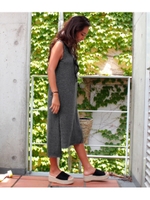 【anap mimpi】サマーニットノースリーブワンピース/BK