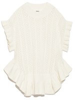 レーシーペプラムプル/NVY