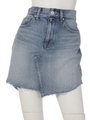 EDGE CUT デニムスカート/I/BLU