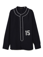 ROCHESTER LONG SLEEVE BASEBALL SHIRT C3-J430/ネイビー