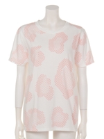 ヒョウ柄Tシャツ/WH