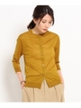 RASHELクルーネックカーディガン/イエロー(032)