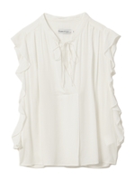 RUFFLE SLEEVE BLOUSE/ホワイト