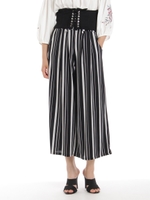 コルセットベルト付ワイドパンツ/ハイ